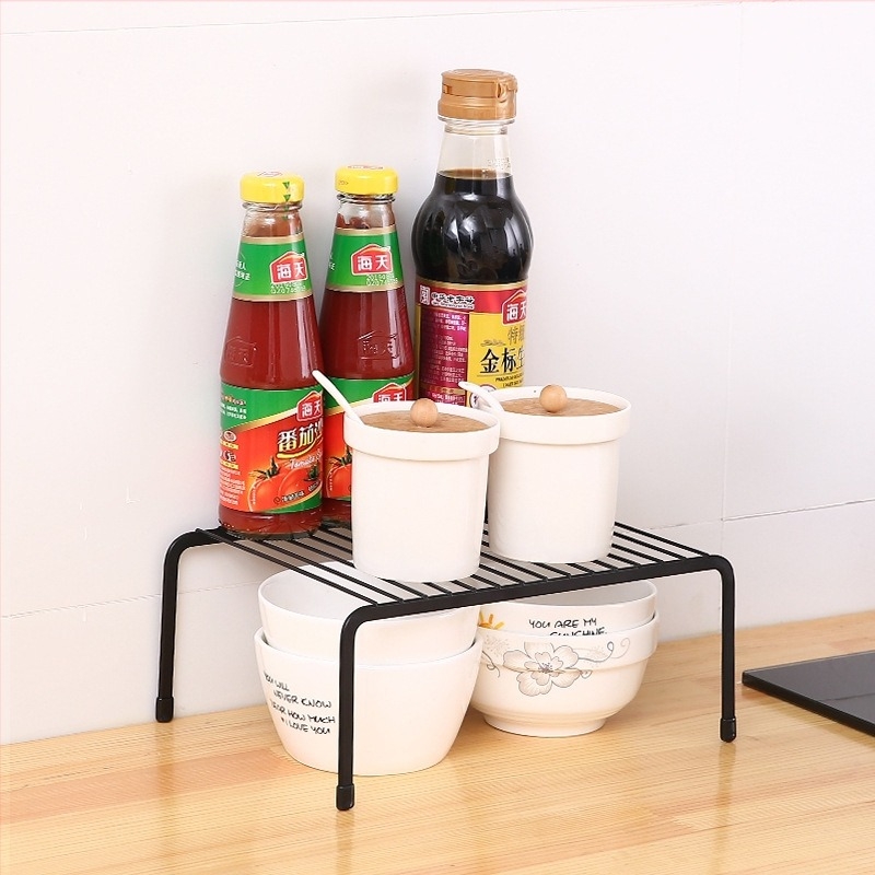 Слоест железен кухненски шкаф за съхранение, стенен монтаж, с отцеждане за съдове и прибори, многофункционален, модерен минималистичен стил