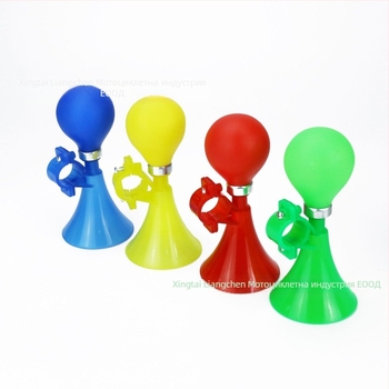 Пластмасов велосипеден звънец, Bright Morning, универсален модел, ръчно натискащ дизайн