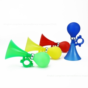 Пластмасов велосипеден звънец, Bright Morning, универсален модел, ръчно натискащ дизайн