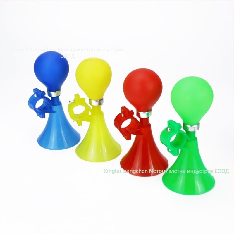 Пластмасов велосипеден звънец, Bright Morning, универсален модел, ръчно натискащ дизайн