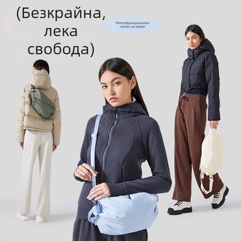 Водоустойчива раница за пътуване на открито, 10 л, найлон, кръстосана презрамка, женска спортна чанта за колоездене