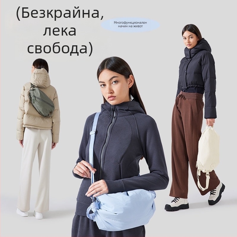 Водоустойчива раница за пътуване на открито, 10 л, найлон, кръстосана презрамка, женска спортна чанта за колоездене