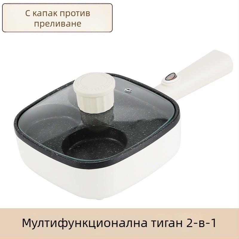 Четири дупки незалепващ тиган за омлет и бургери, алуминиева сплав, съвместим с всички котлони, възможност за персонализиране на марката