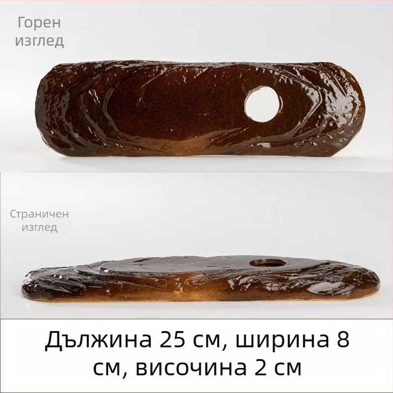 Керамична декоративна водна фигура за аквариум, глазирана повърхност, ръчно изработено, класически стил, циркулация и аериране