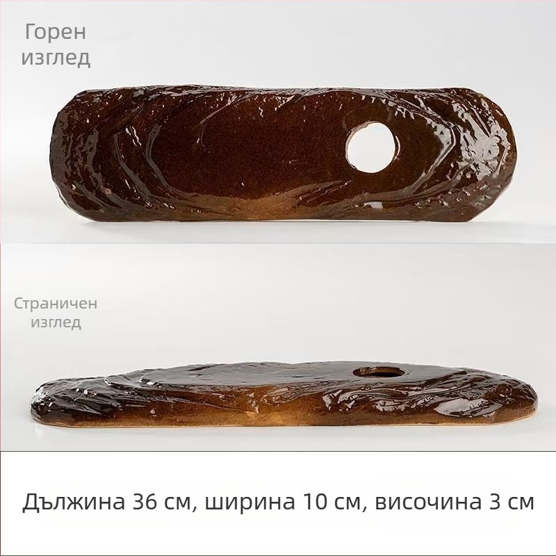 Керамична декоративна водна фигура за аквариум, глазирана повърхност, ръчно изработено, класически стил, циркулация и аериране