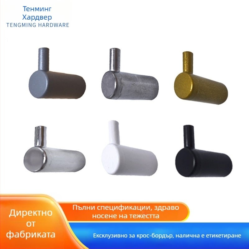 Tengming метална закачалка за стена – единична закачалка от алуминиева сплав, модерен минималистичен стил за кухня и баня, капацитет 3-5 kg