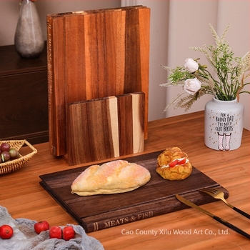 Дървена дъска за рязане във форма на книга с база, за домашно ползване — West dew, дървен материал, модерен стил, 2025 г.