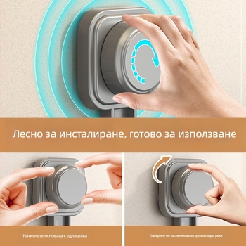 Кухненски органайзер с вакуумна кука, без пробиване, стенен държач за лъжици, лопатки и ножове, неръждаема стомана, без монтаж, пускане на пазара през 2025 г.