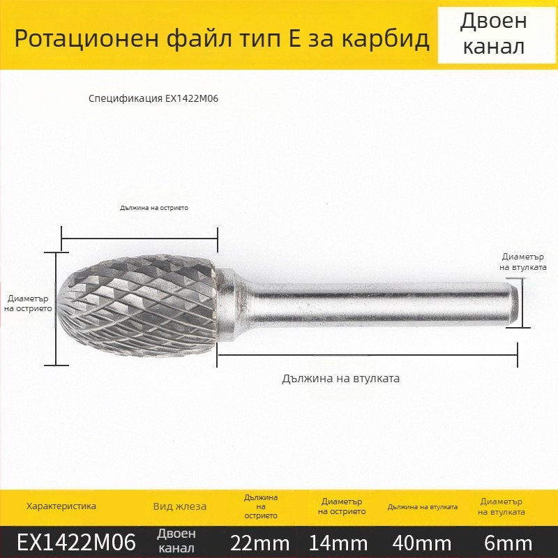 Плоска фреза, високоскоростна стомана, без покритие