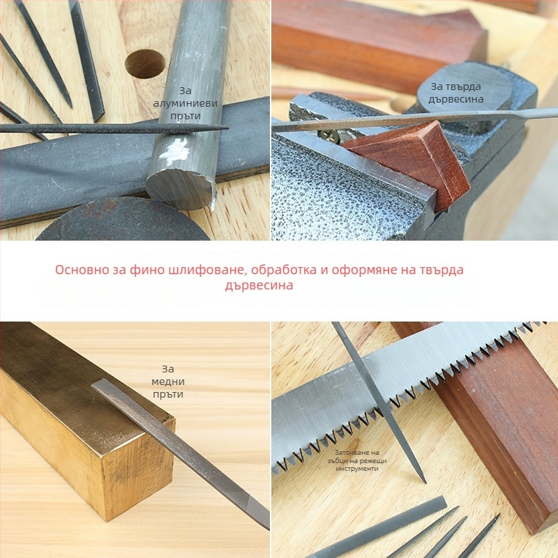 Комплект разнообразни файлове за метална обработка – лагова стомана, MYTEC/MEC