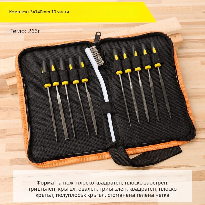 Комплект разнообразни файлове за метална обработка – лагова стомана, MYTEC/MEC