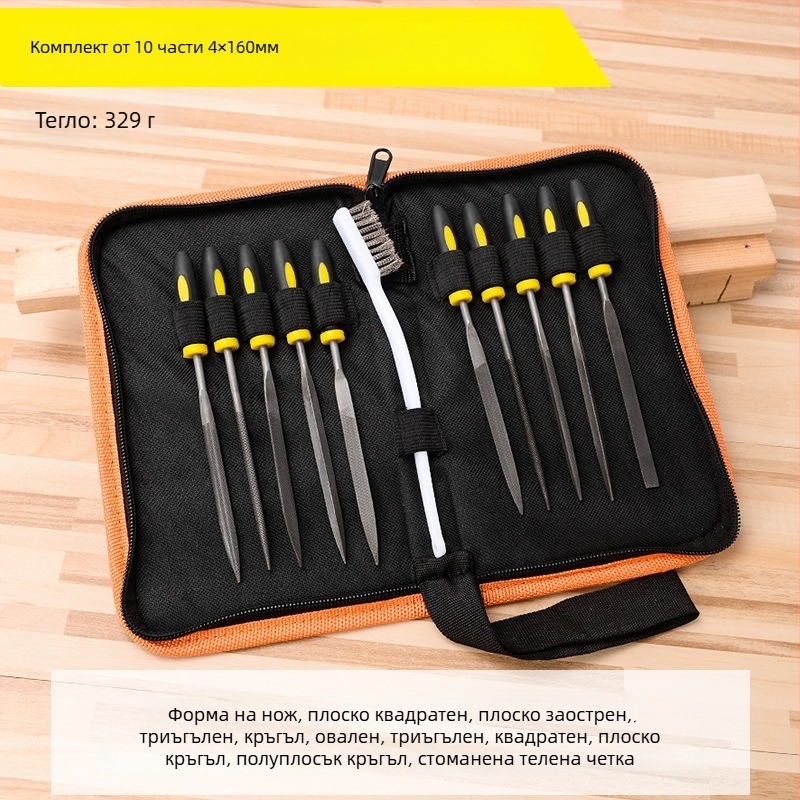 Комплект разнообразни файлове за метална обработка – лагова стомана, MYTEC/MEC