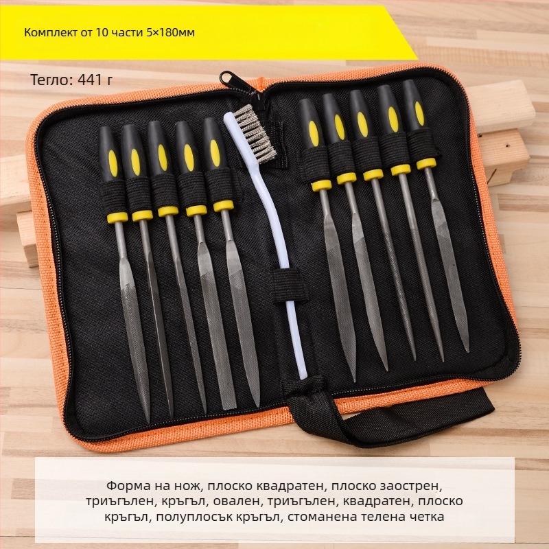 Комплект разнообразни файлове за метална обработка – лагова стомана, MYTEC/MEC