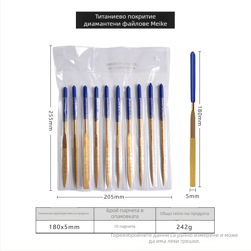 Комплект разнообразни файлове за метална обработка – лагова стомана, MYTEC/MEC