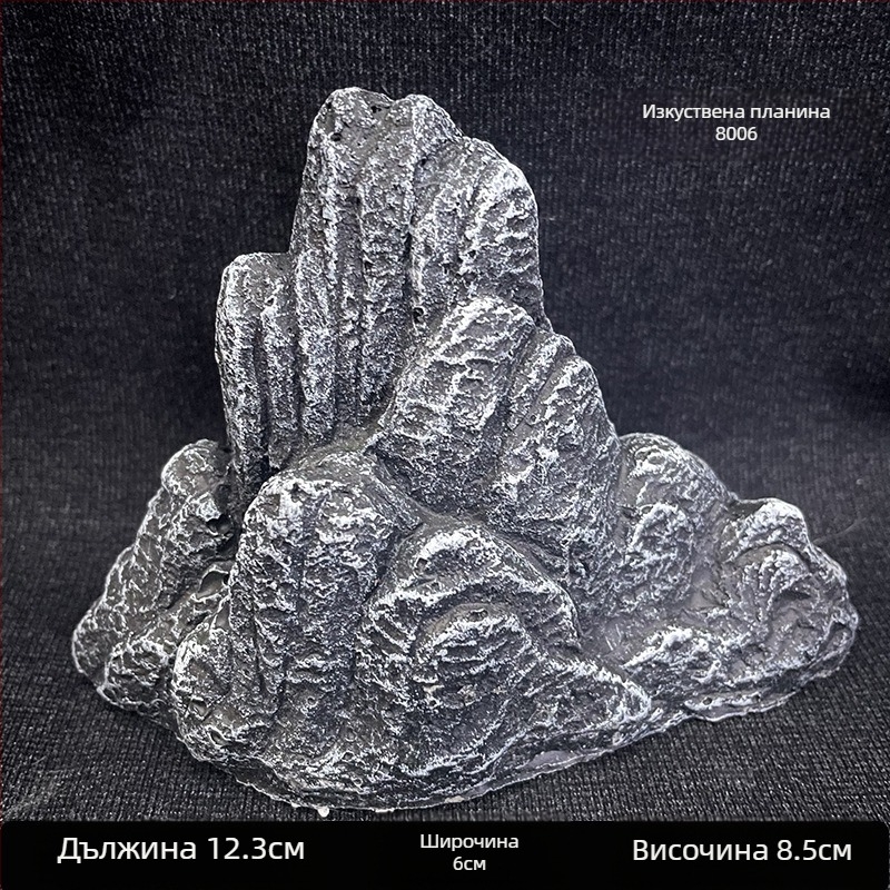 Аквариумни пейзажни камъни за декорация – керамични, ръчно изработени, стил прост и модерен, персонализиране по поръчка