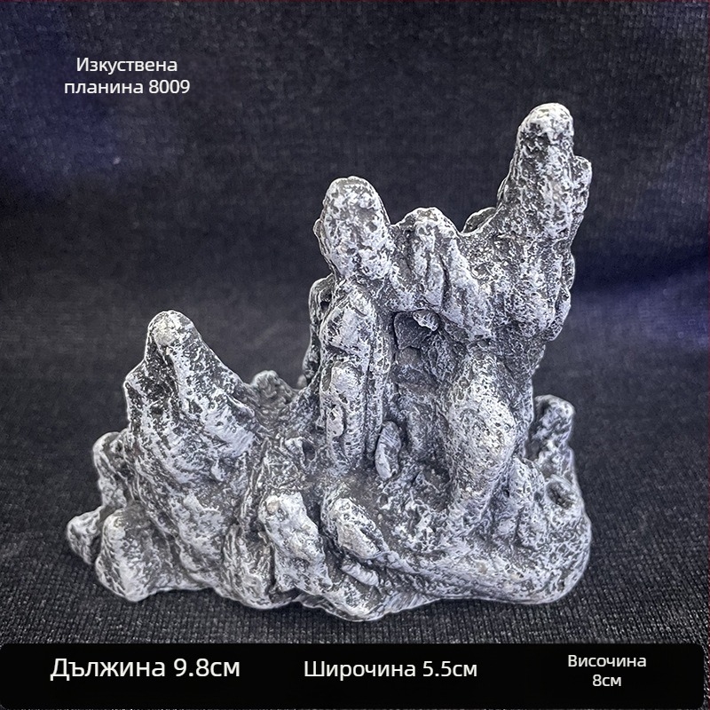 Аквариумни пейзажни камъни за декорация – керамични, ръчно изработени, стил прост и модерен, персонализиране по поръчка