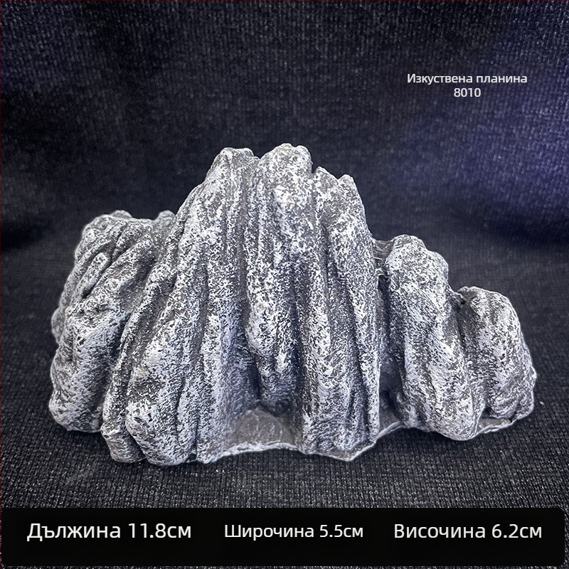 Аквариумни пейзажни камъни за декорация – керамични, ръчно изработени, стил прост и модерен, персонализиране по поръчка