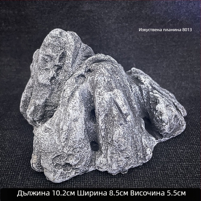 Аквариумни пейзажни камъни за декорация – керамични, ръчно изработени, стил прост и модерен, персонализиране по поръчка