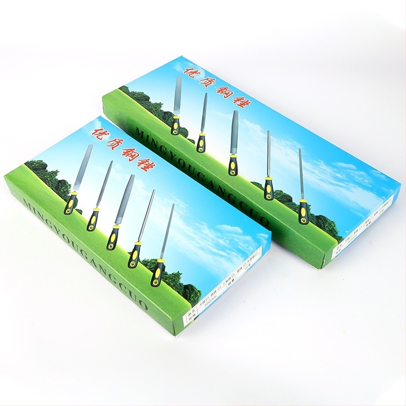 Диамантен файл за метал, двуразрезен, полукръгло сечение, стоманен файл за обработка на цветни метали