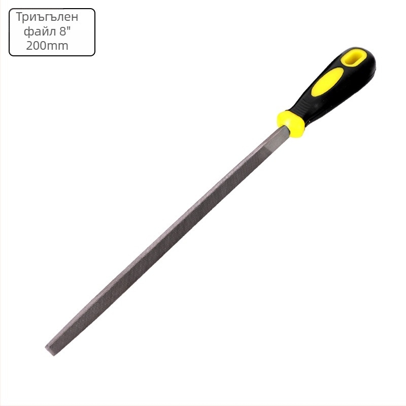 Диамантен файл за метал, двуразрезен, полукръгло сечение, стоманен файл за обработка на цветни метали