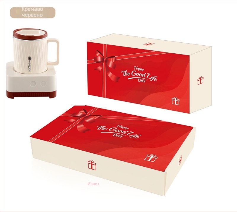 O'Mann MKE-201 500 ml изолираща чаша с отопление и охлаждане, пластмасов корпус, AC захранване