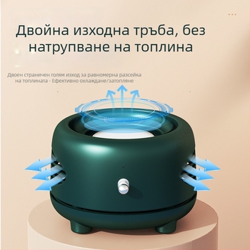 Чаша за горещо и студено със USB захранване и вградена система за нагряване, вътрешен резервоар от неръждаема стомана, корпус от ABS, капацитет под 1 л