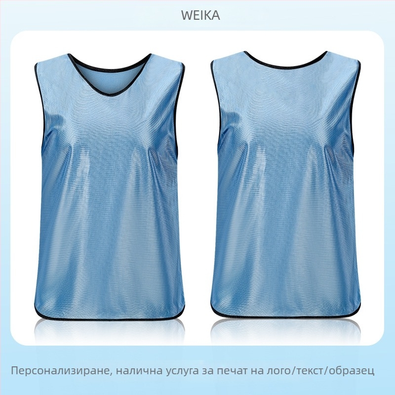 Екипни жилетки за възрастни и деца, полиестерни тренировъчни жилетки за футбол и баскетбол, с принтирани графики и настройки на шрифта