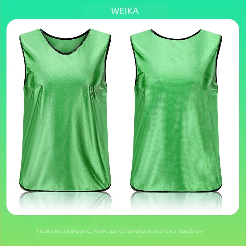 Екипни жилетки за възрастни и деца, полиестерни тренировъчни жилетки за футбол и баскетбол, с принтирани графики и настройки на шрифта