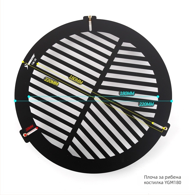 Star Edge алуминиева сплав фокусираща платка във форма на рибена кост за астрономически телескоп