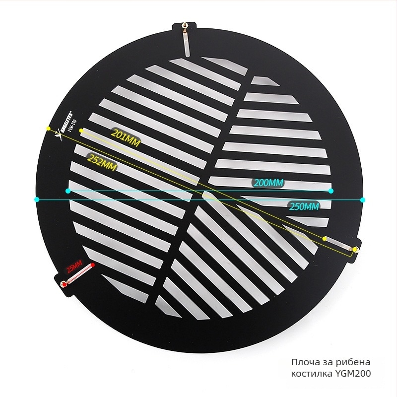 Star Edge алуминиева сплав фокусираща платка във форма на рибена кост за астрономически телескоп