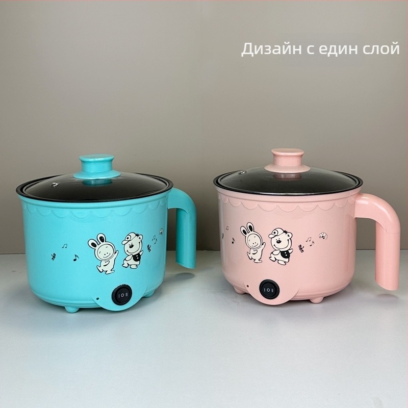 Многофункционален електрически съд за готвене, капацитет ≤2 л, за 2–3 човека, бутонно управление, сваляем и миещ се вътрешен съд, отопление чрез база, модел 108, West River