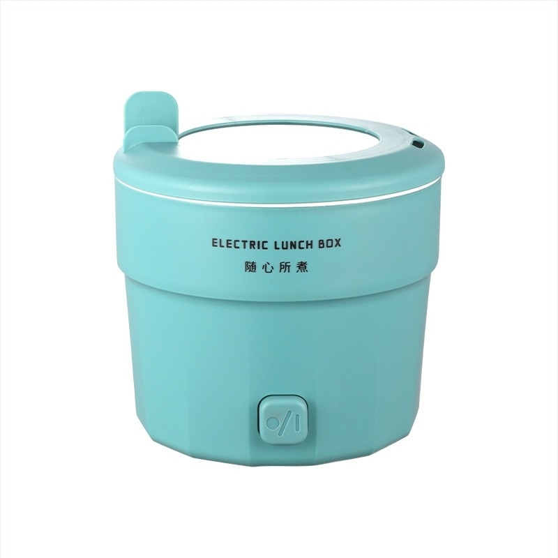 Електрически горещ съд за студенти, за 1–2 лица, до 800W, 1–2 л, вътрешен съд с незалепващо покритие, контрол на температурата, многофункционален: пара, пържене, варене, къкрене