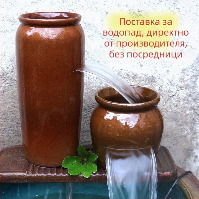Керамична водопадна декоративна фигура за аквариум, прост и модерен стил, без персонализация, подарък