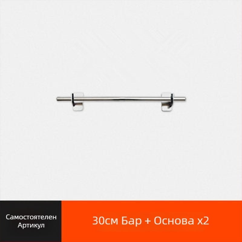 Xinyi jia Мултифункционален кухненски окачен рафт, стенен монтаж, 201 неръждаема стомана, Нордичен стил