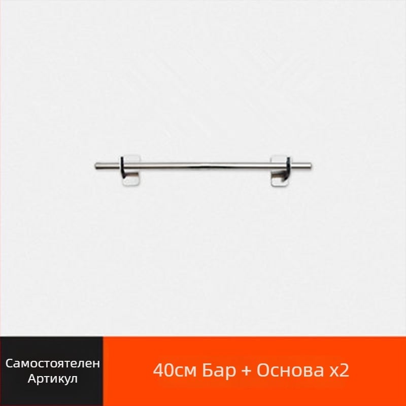 Xinyi jia Мултифункционален кухненски окачен рафт, стенен монтаж, 201 неръждаема стомана, Нордичен стил