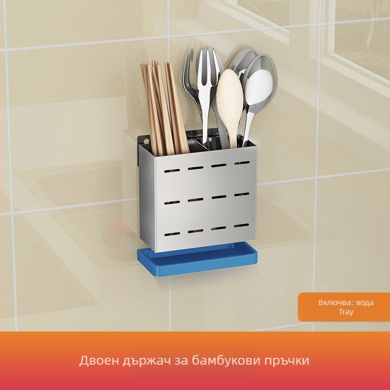 Стенно монтирана кухненска ракla, 304 неръждаема стомана, многофункционална с монтаж без инструменти, стенна полка за съхранение, Донггуан 2019