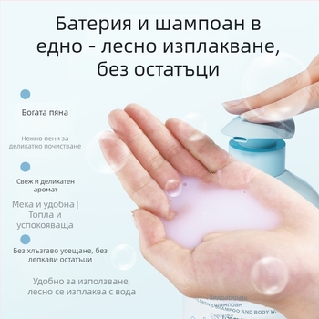 Little Raccoon Детски шампоан и душ гел 2-в-1 за новородени – комплект за баня, 12 бр.