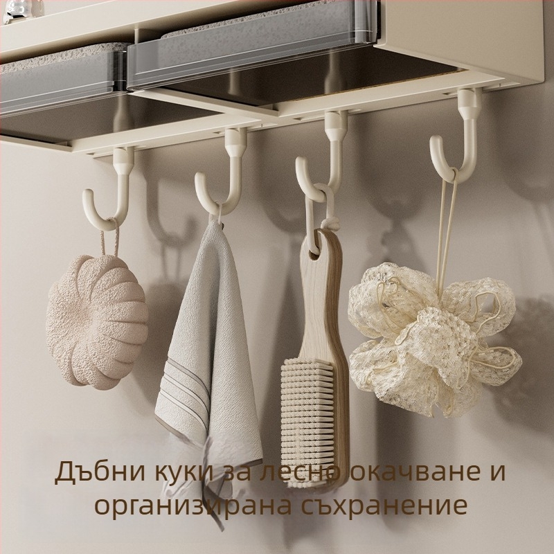 ABS сапунник за баня, стенен вакуумен монтаж, без пробиване, дренажно съхранение – Dimitrov