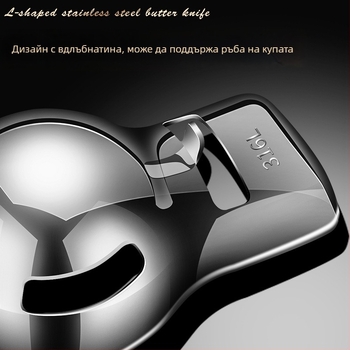 Яйчен сепаратор от 316 неръждаема стомана с къса дръжка — автоматичен филтър за разделяне на белтък и жълтък