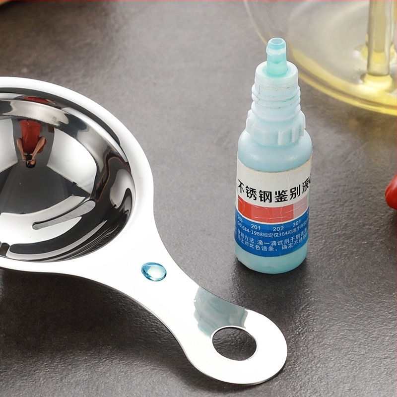 Разделител за белтъци и дозатор за жълтък, 304 неръждаема стомана, неелектрически, възможност за персонализация и печат на лого