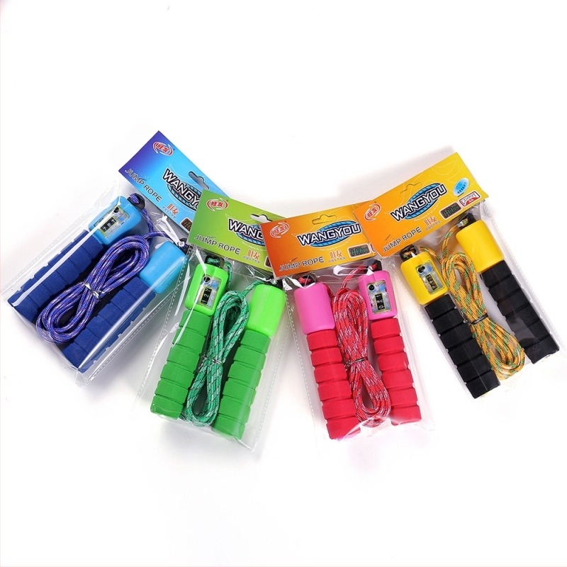 Jump Rope Wangyou – професионално памучно въже за скачане, спецификация 2.8, произход Yiwu, фитнес оборудване