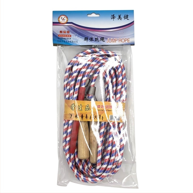 Дълго въже за групово скачане, памучно въже, училищни спортни събития, Zemeijian, есен 2025