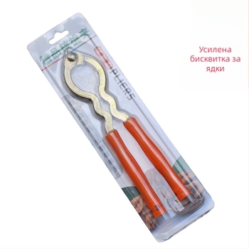 Щипков обелвач за ядки – домашен мултифункционален инструмент, железна конструкция, за кестени, орехи и лешници