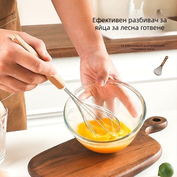 Комплект разделител за яйчен белтък и жълтък: 304 неръждаема стомана, мерителна чашка, филтърно сито и цедка (ръчно)