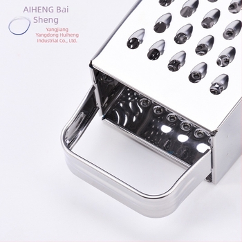 Четиристранен неръждаем стоманен рендe за зеленчуци, плодове и картофи; многофункционално рендe за настъргване на сирене