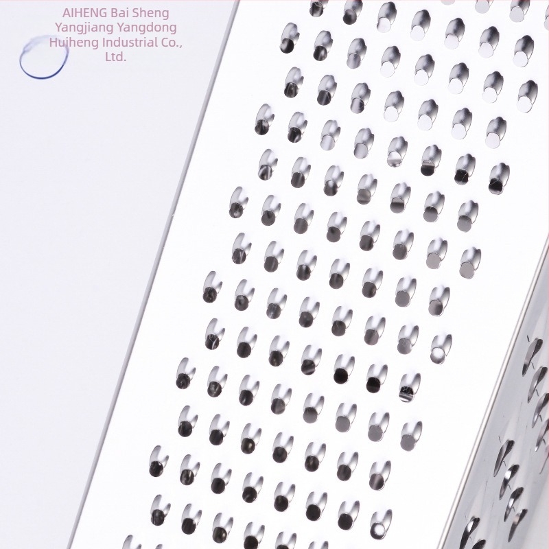 Четиристранен неръждаем стоманен рендe за зеленчуци, плодове и картофи; многофункционално рендe за настъргване на сирене