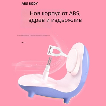 Машина за обелване на плодове – мултифункционална, USB презареждаща се, напълно автоматична, ABS пластмаса, креативен дизайн, персонализирано лого