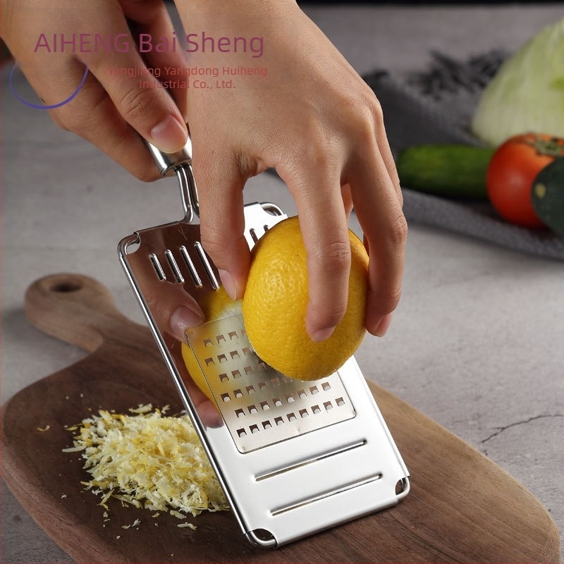 Мултифункционален настъргвач за кухня от неръждаема стомана Huiheng с кутия, персонализирано обработване и печат на лого