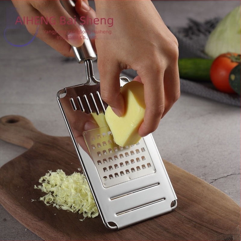 Мултифункционален настъргвач за кухня от неръждаема стомана Huiheng с кутия, персонализирано обработване и печат на лого