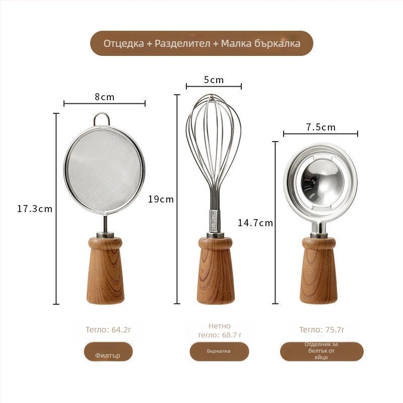 Комплект за хранене на бебета с PP дръжка — модерен минималистичен дизайн, пуснат през 2023 г., марка Unique.